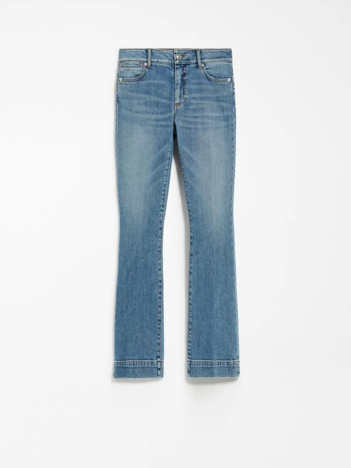 Women Max Mara Trousers And Jeans Mini Flare Jeans Midnightblue