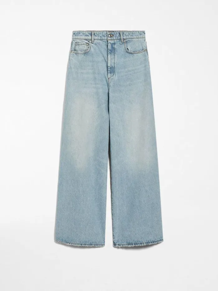 Women Max Mara Trousers And Jeans Oversized Fivepocket Trousers Midnightblue