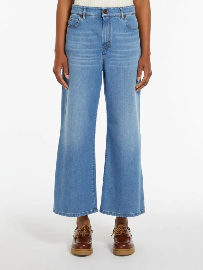 Women Max Mara Trousers And Jeans Relaxedfit Comfortable Denim Jeans Navy