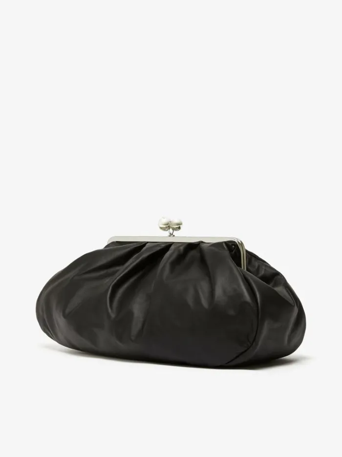 Women Max Mara Weekend Bag Large Pasticcino Bag In Nappa Leather Black