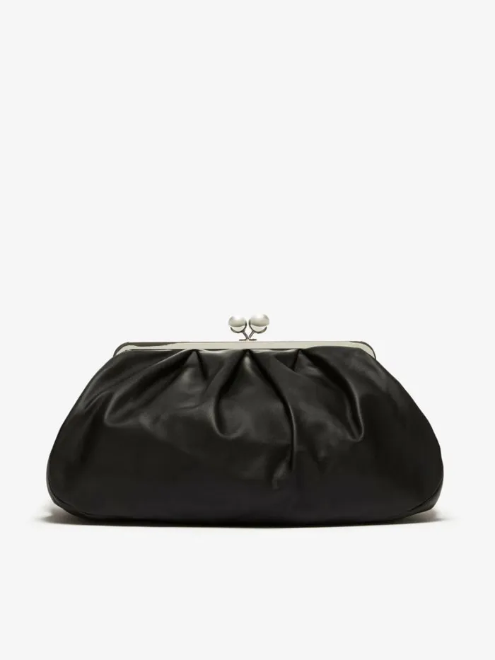 Women Max Mara Weekend Bag Large Pasticcino Bag In Nappa Leather Black