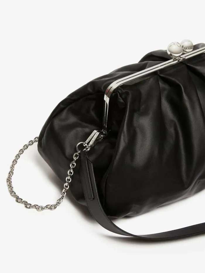 Women Max Mara Weekend Bag Large Pasticcino Bag In Nappa Leather Black