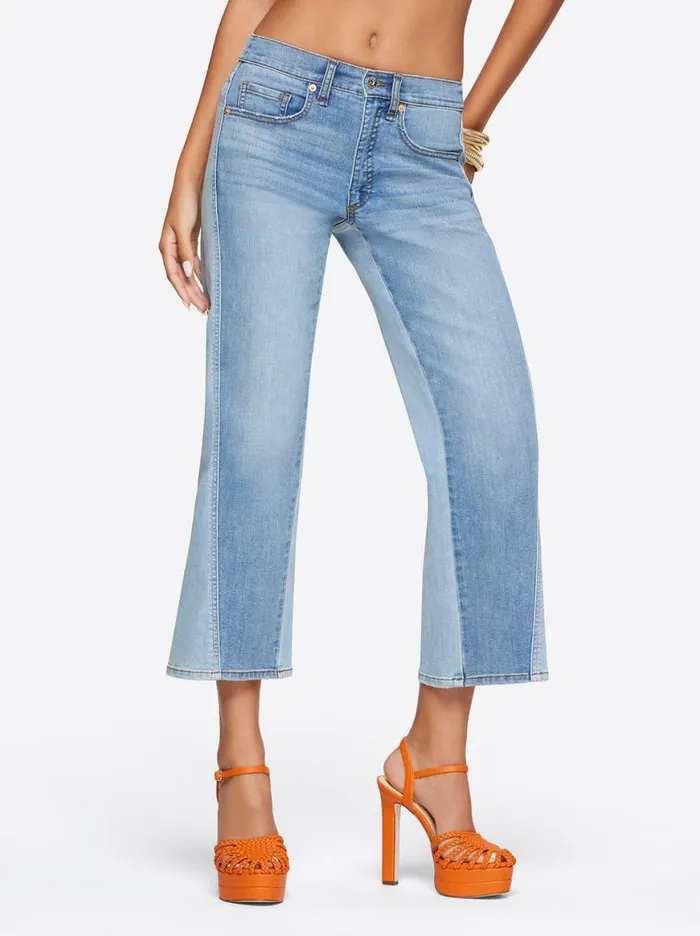 Women Melody Wide Leg Crop In Lovey Dovey Jessica Simpson Denim