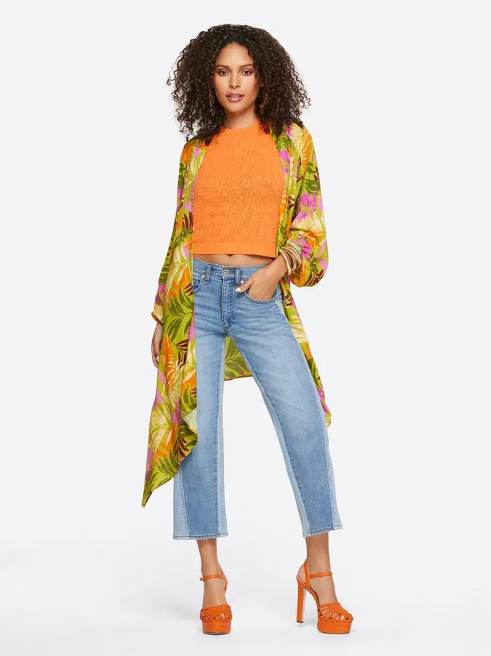Women Melody Wide Leg Crop In Lovey Dovey Jessica Simpson Denim