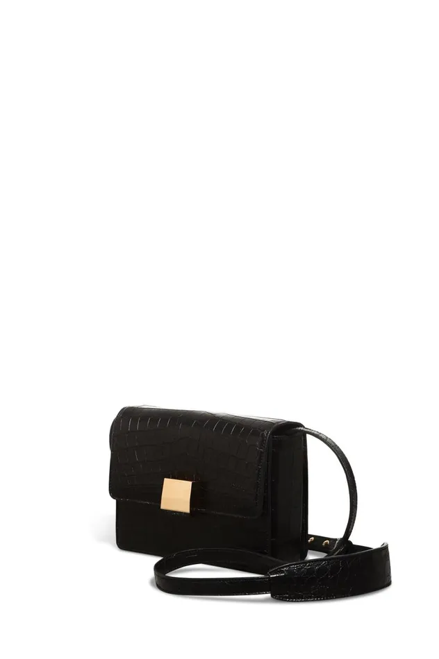 WomenMen Crossbody Bags Gabriela Hearst Mercedes Bag In Black Crocodile Leather