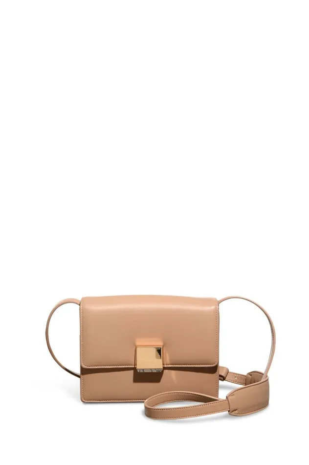 WomenMen Crossbody Bags Gabriela Hearst Mercedes Bag In Nude Nappa Leather