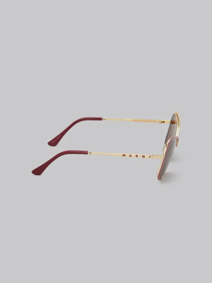 WomenMen Marni Sunglasses Burgundy Unila Sunglasses