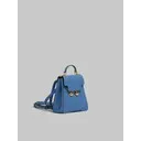 WomenMen Marni Trunkaroo Bag Blue Leather Trunkaroo Backpack