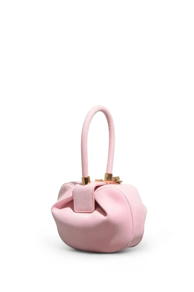 WomenMen Mini Bags Gabriela Hearst Demi Bag In Pink Suede