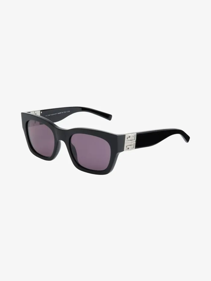 WomenMen Sunglasses Givenchy 4G Unisex Sunglasses In Acetate Black