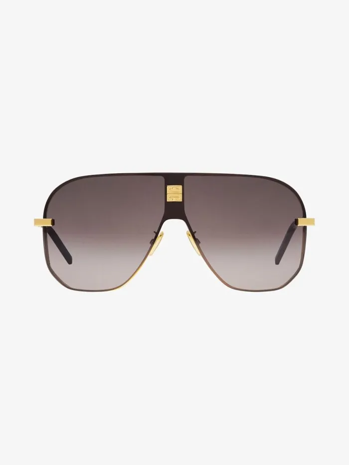 WomenMen Sunglasses Givenchy 4GEM Unisex Sunglasses In Metal Golden WomenMen Sunglasses Givenchy 4GEM Unisex Sunglasses In Metal Golden