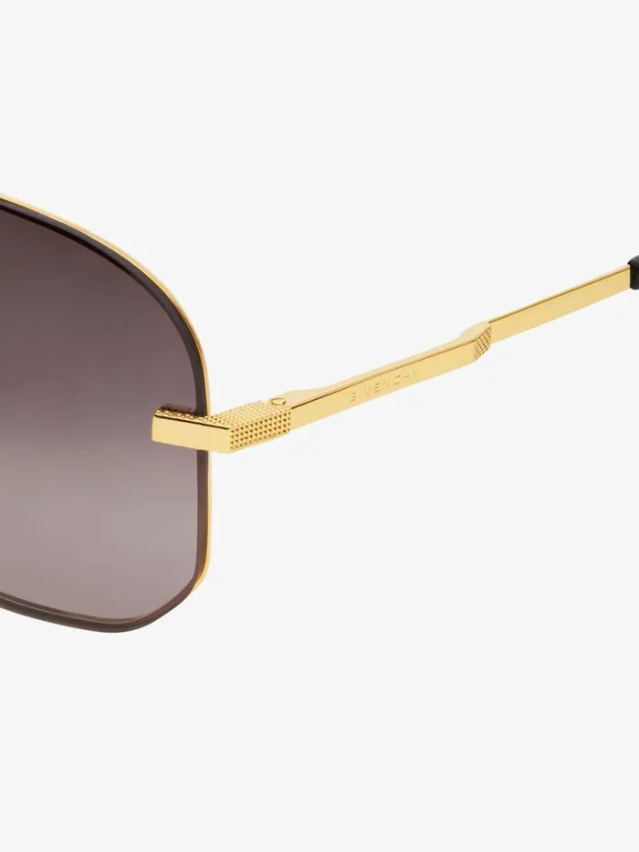 WomenMen Sunglasses Givenchy 4GEM Unisex Sunglasses In Metal Golden WomenMen Sunglasses Givenchy 4GEM Unisex Sunglasses In Metal Golden
