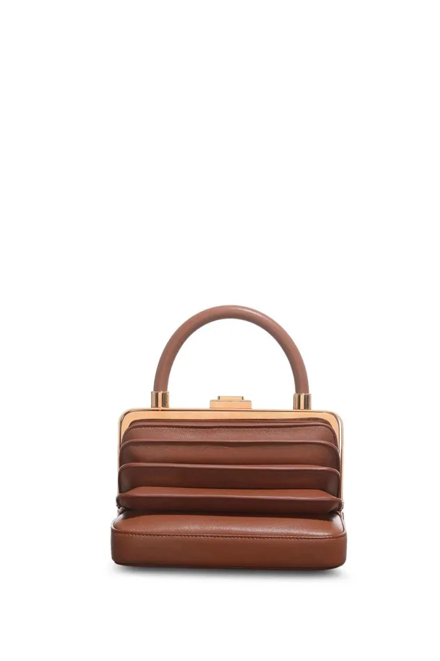 WomenMen Top Handles Gabriela Hearst Diana Bag In Cognac Nappa Leather