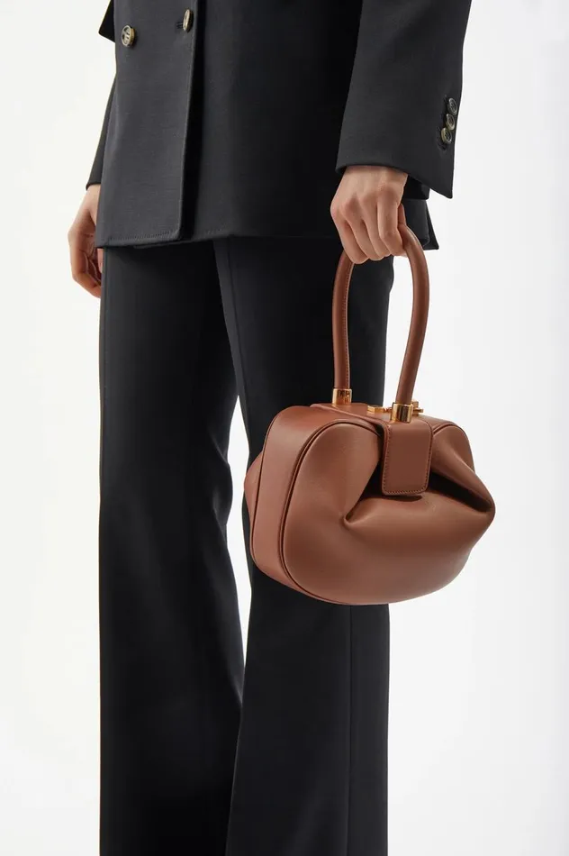 WomenMen Top Handles Gabriela Hearst Nina Bag In Ivory Cashmere Felt