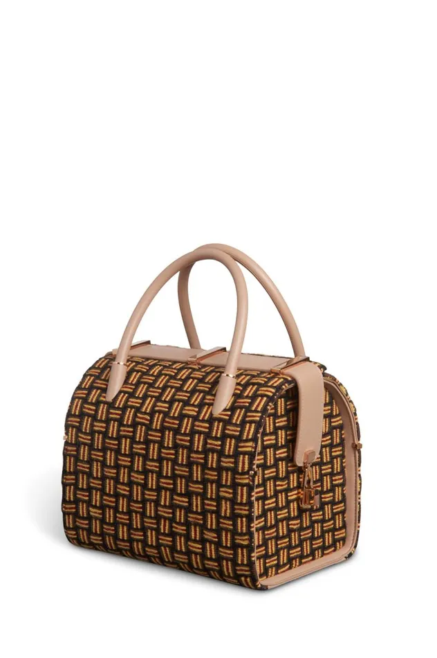 WomenMen Top Handles Gabriela Hearst Sabi Bag In Nude Nappa Leather With Macrame