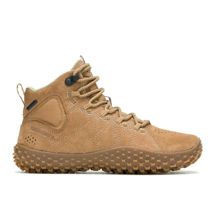Women Merrell Boots Wrapt Mid Waterproof Tobacco
