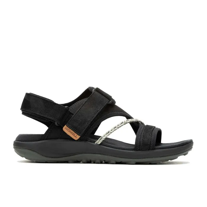 Women Merrell Sandals Terran 4 Backstrap Black