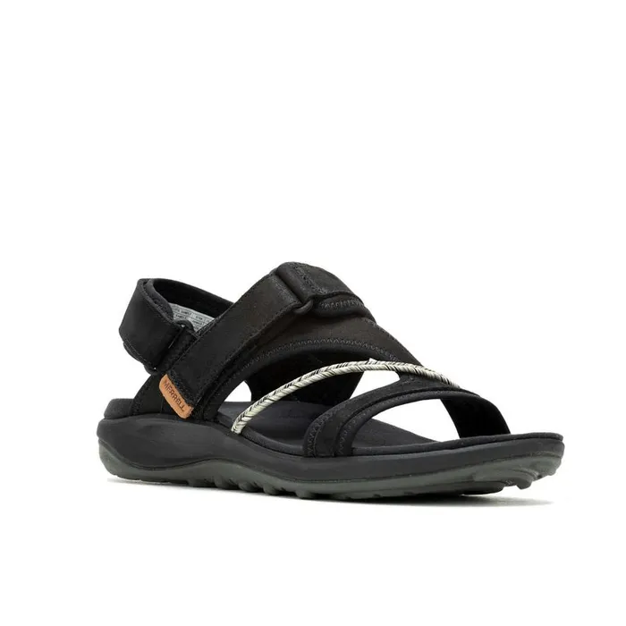 Women Merrell Sandals Terran 4 Backstrap Black Women Merrell Sandals Terran 4 Backstrap Black