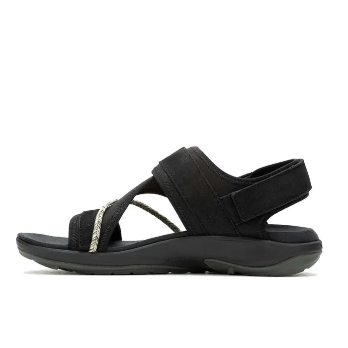 Women Merrell Sandals Terran 4 Backstrap Black Women Merrell Sandals Terran 4 Backstrap Black