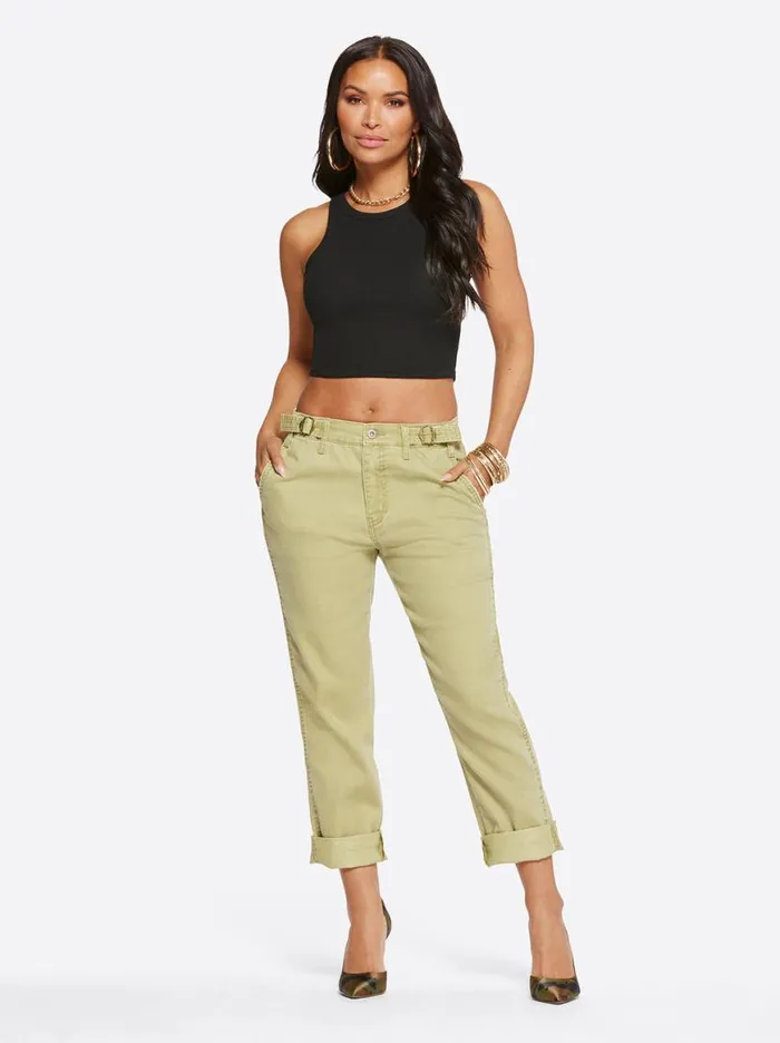 Women Mika Chino In Olive Jessica Simpson Bottoms