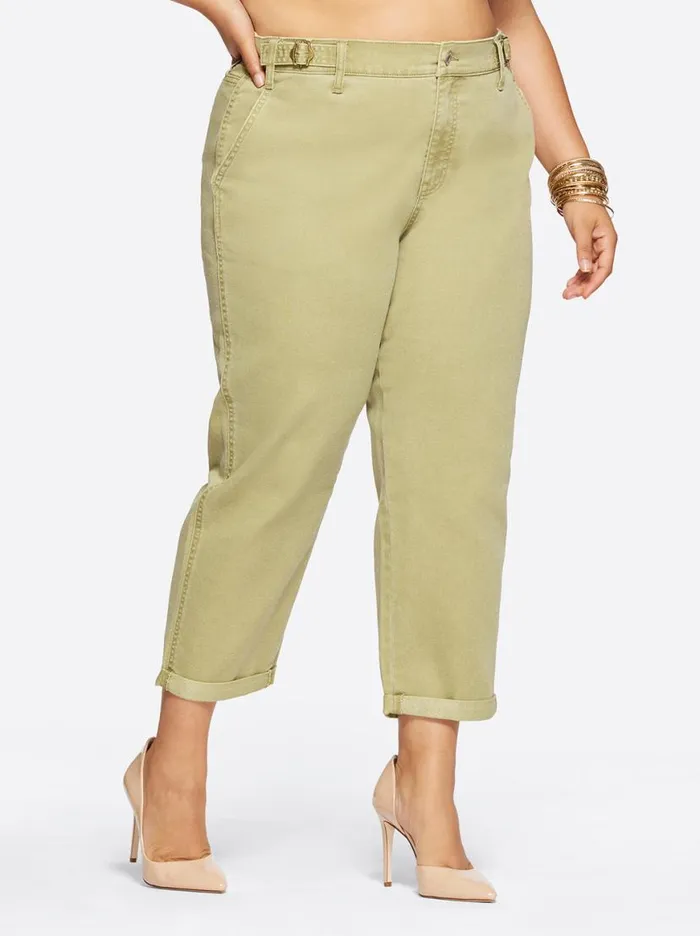 Women Mika Chino In Olive Jessica Simpson Bottoms