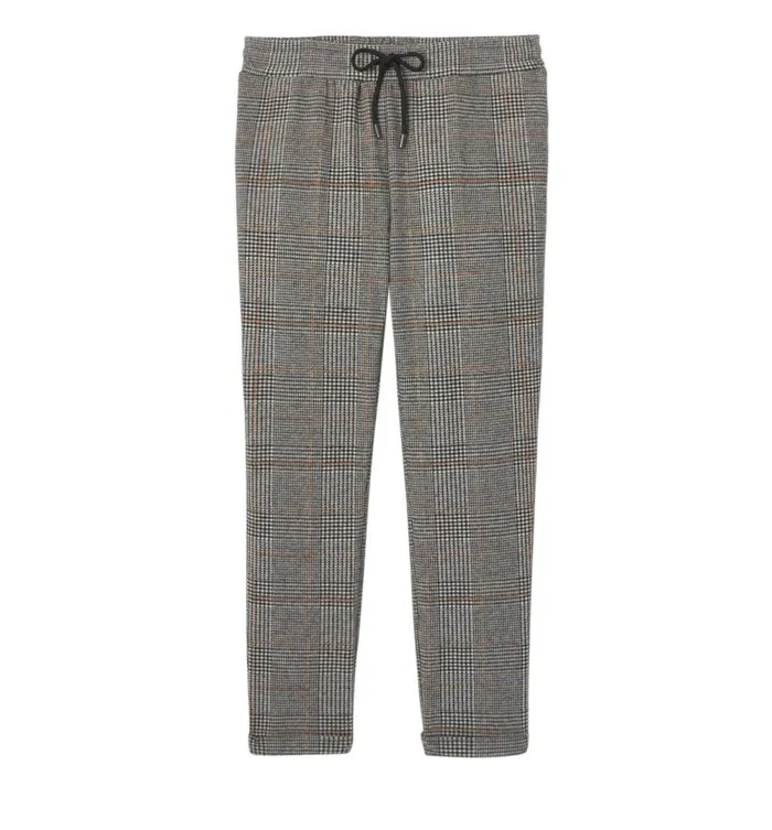 Women Milano Jersey Jogging Trousers 8211 Black Checks Promod Trousers Women Milano Jersey Jogging Trousers 8211 Black Checks Promod Trousers