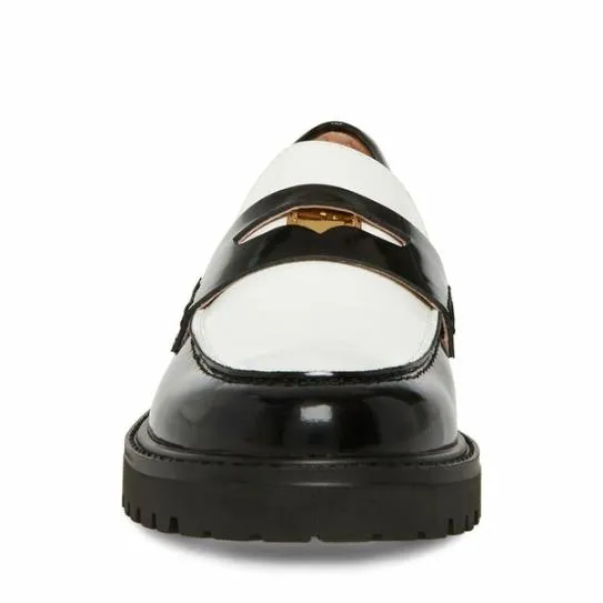 Women MILLER BLACKWHITE Black White Steve Madden Loafers and Flats Women MILLER BLACKWHITE Black White Steve Madden Loafers and Flats
