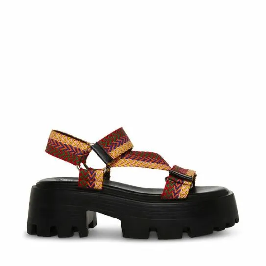 Women MILLY BLACK MULTI Black Multi Steve Madden Sandals