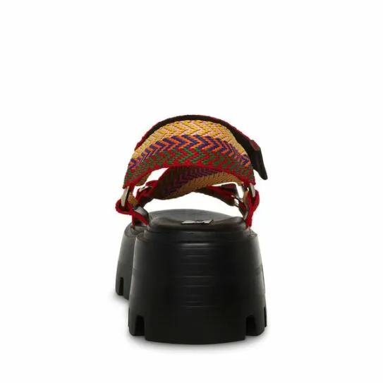 Women MILLY BLACK MULTI Black Multi Steve Madden Sandals Women MILLY BLACK MULTI Black Multi Steve Madden Sandals