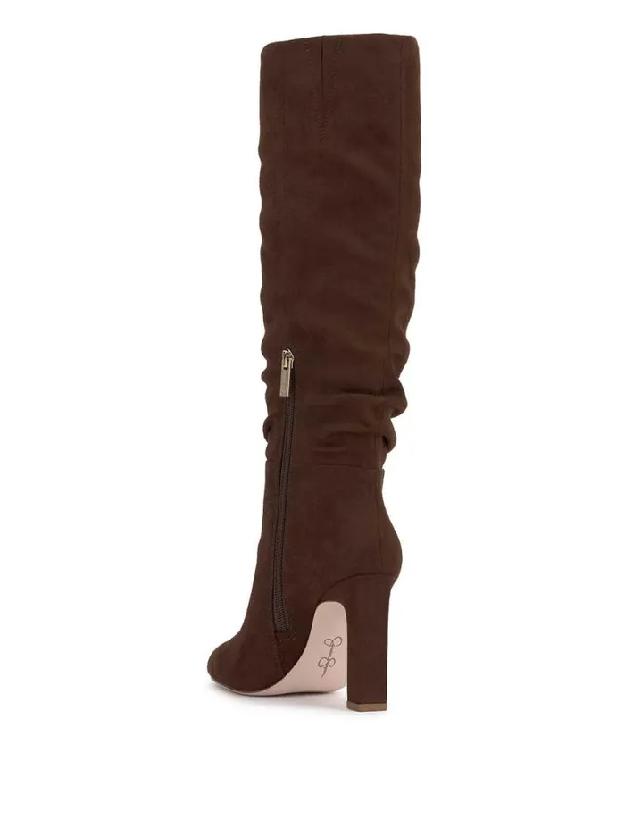 Women Minerva Knee High Boot In Walnut Jessica Simpson Boots and Booties