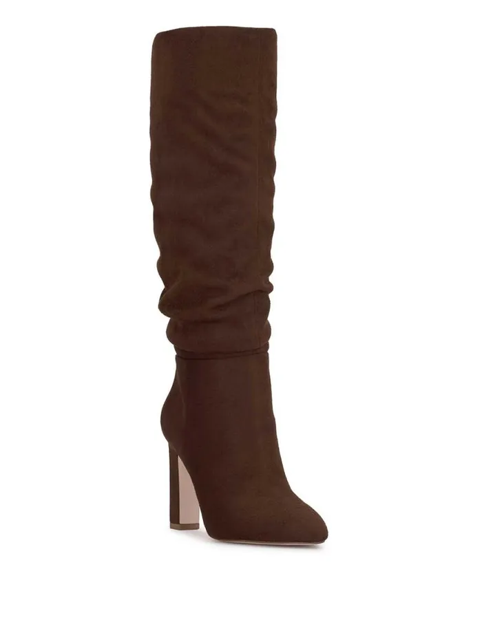 Women Minerva Knee High Boot In Walnut Jessica Simpson Boots and Booties