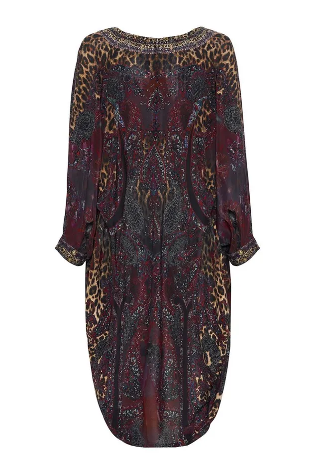 Women Mini Dresses Camilla VNeck Dress With Draped Back The Smoking Lounge