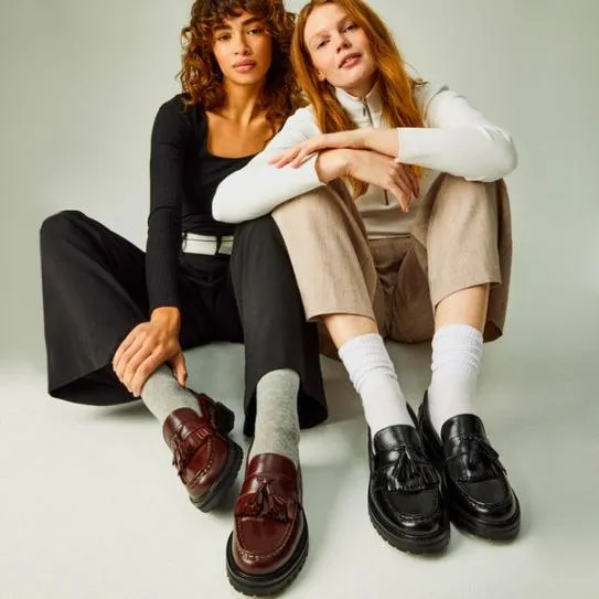 Women MINKA BLACK LEATHER Black Leather Steve Madden Loafers and Flats Women MINKA BLACK LEATHER Black Leather Steve Madden Loafers and Flats