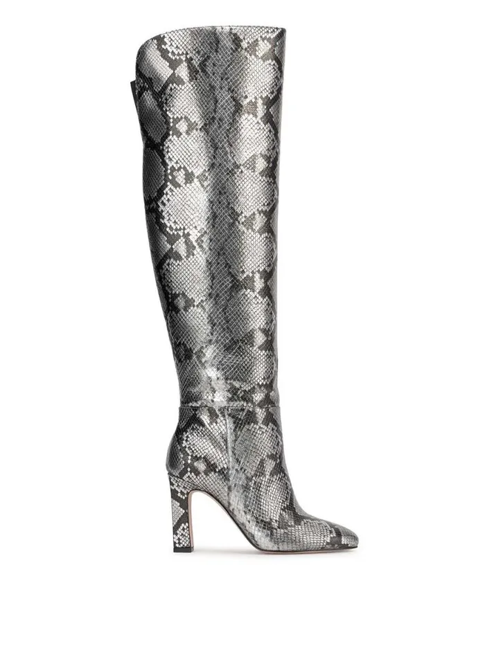 Women Mistia Over The Knee Boot In Chrome Jessica Simpson Boots and Booties