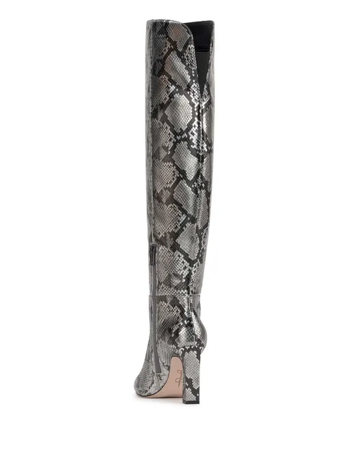 Women Mistia Over The Knee Boot In Chrome Jessica Simpson Boots and Booties