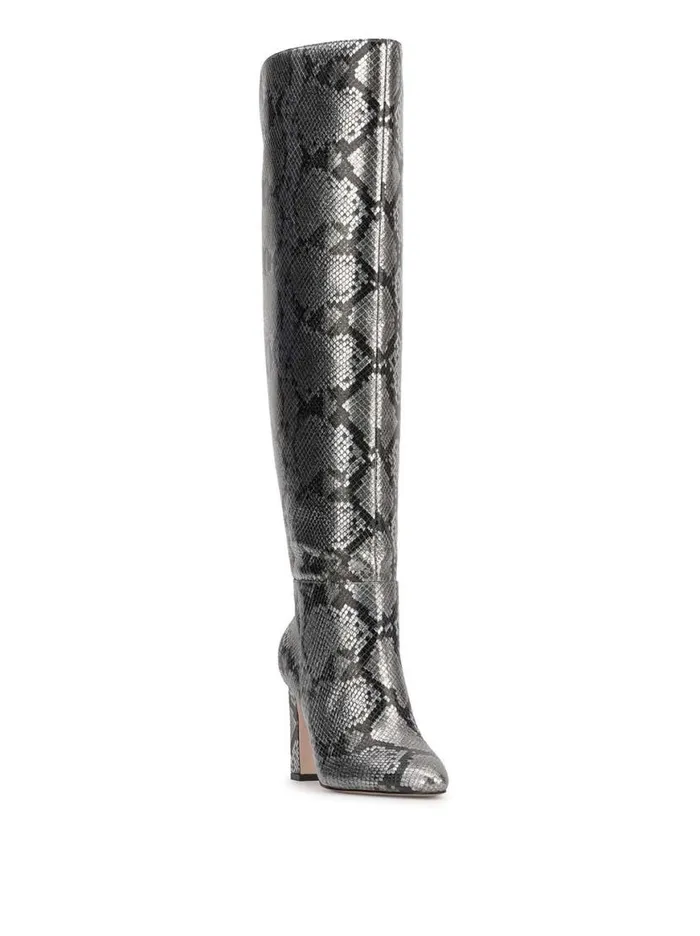 Women Mistia Over The Knee Boot In Chrome Jessica Simpson Boots and Booties