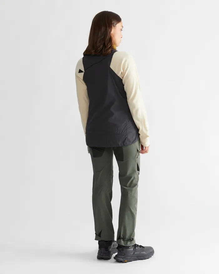 Women Misty 20 WindStretch Pants Dark Dusty Green Klttermusen Pants