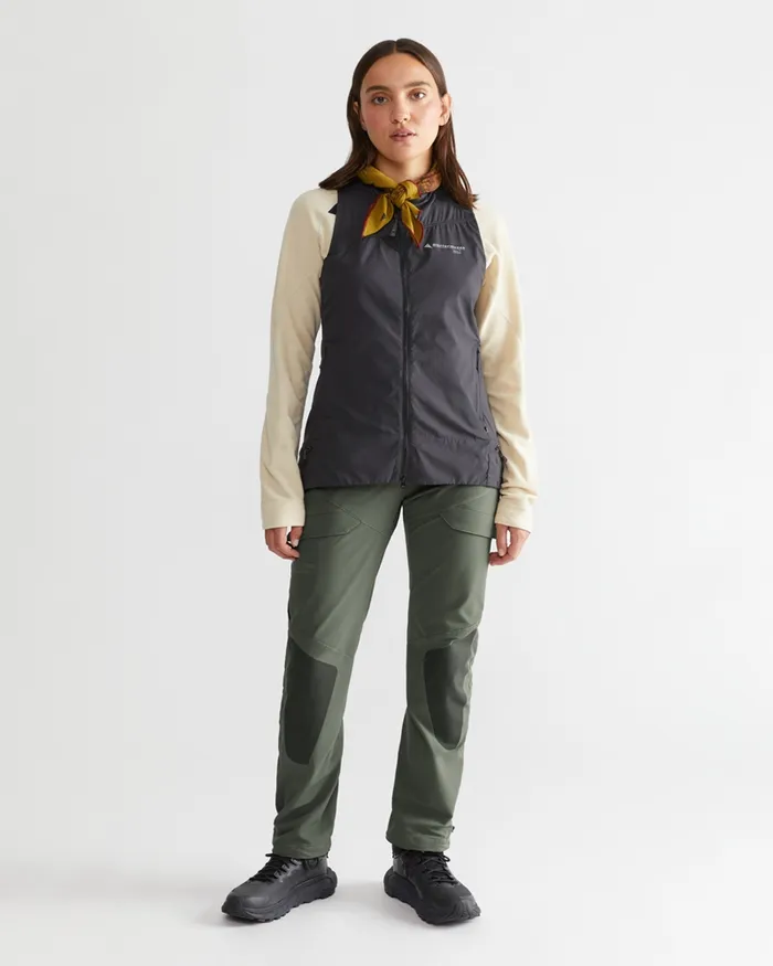 Women Misty 20 WindStretch Pants Dark Dusty Green Klttermusen Pants