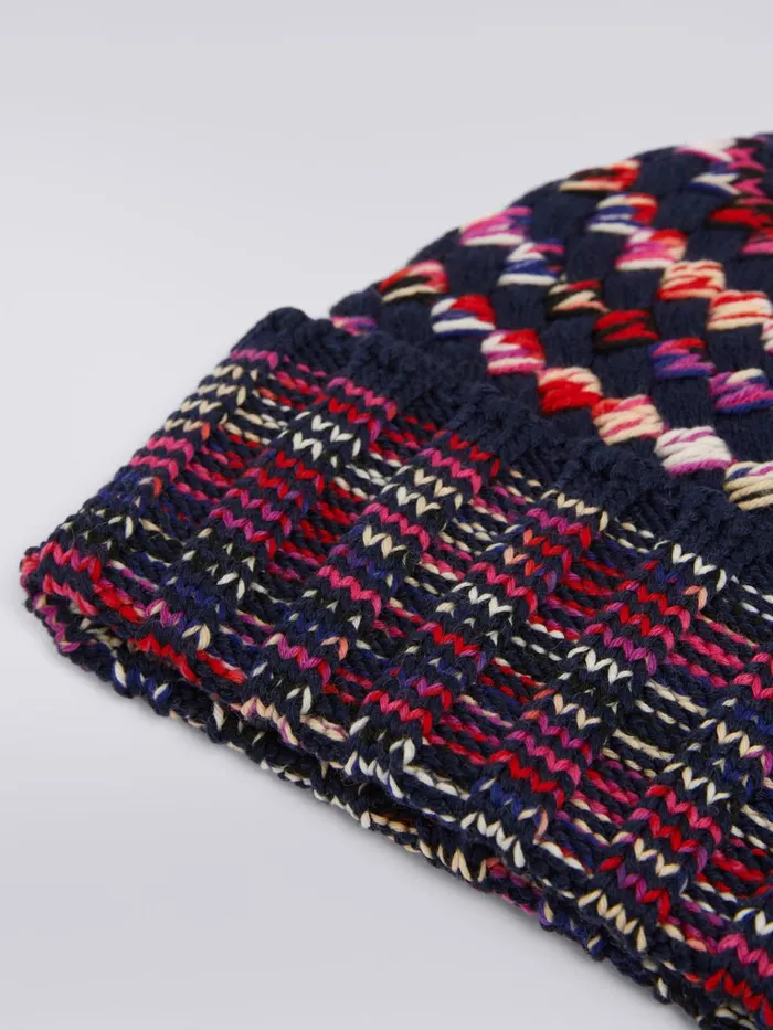 Women MultiWorked Wool Knit Hat Multicoloured Missoni Hats