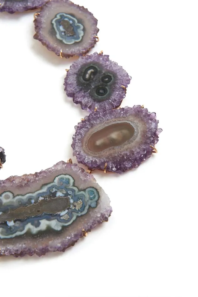 Women Necklaces Gabriela Hearst Amethyst Stalactite Necklace