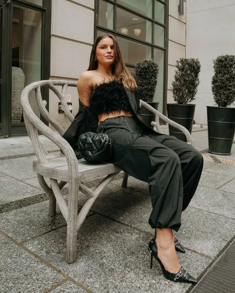 Women NESSA TOP BLACK Black Steve Madden Tops and Shirts Women NESSA TOP BLACK Black Steve Madden Tops and Shirts