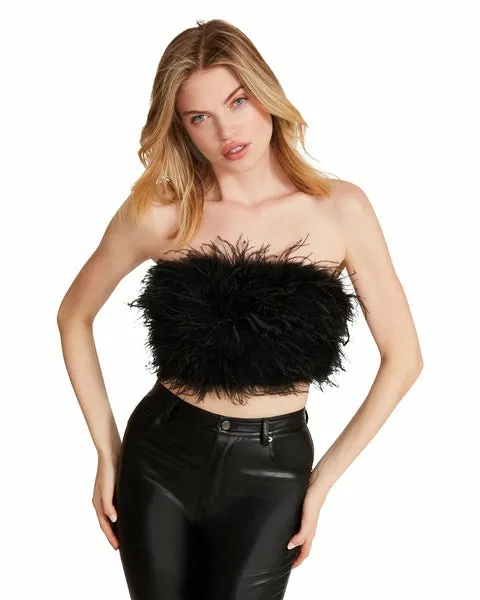 Women NESSA TOP BLACK Black Steve Madden Tops and Shirts Women NESSA TOP BLACK Black Steve Madden Tops and Shirts