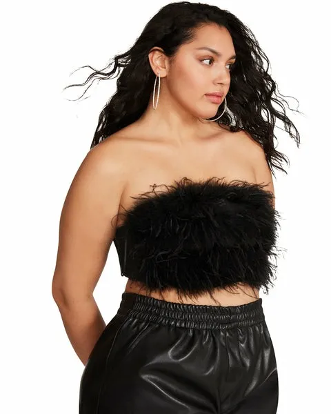 Women NESSA TOP BLACK Black Steve Madden Tops and Shirts Women NESSA TOP BLACK Black Steve Madden Tops and Shirts