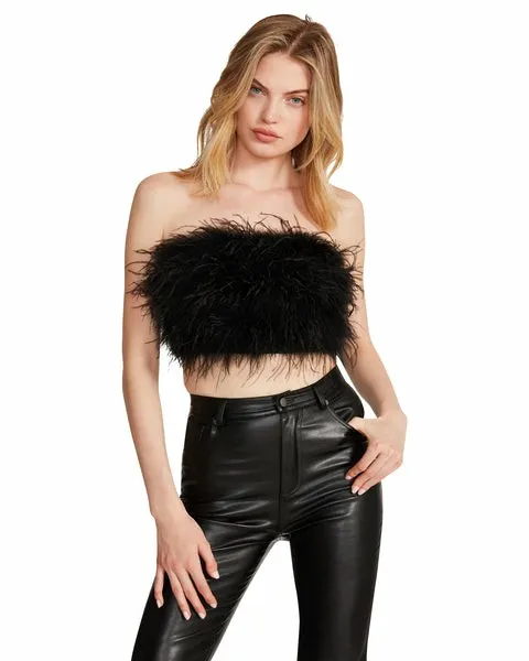 Women NESSA TOP BLACK Black Steve Madden Tops and Shirts Women NESSA TOP BLACK Black Steve Madden Tops and Shirts