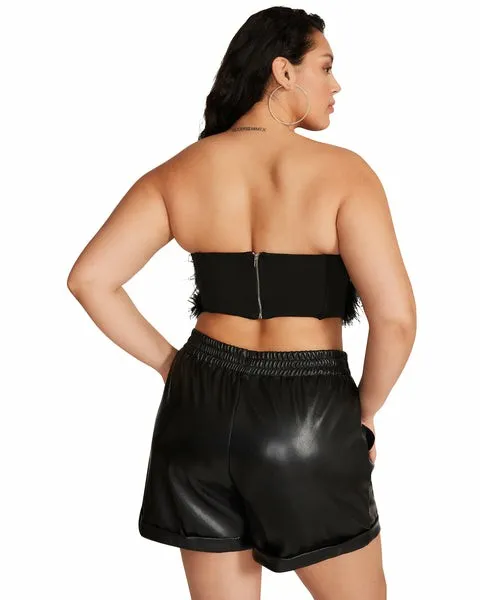 Women NESSA TOP BLACK Black Steve Madden Tops and Shirts Women NESSA TOP BLACK Black Steve Madden Tops and Shirts