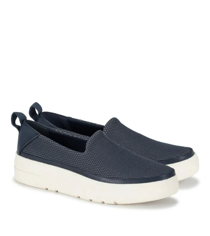 Women Nevin Slip On Sneaker Navy Blue Mesh Baretraps Sneakers