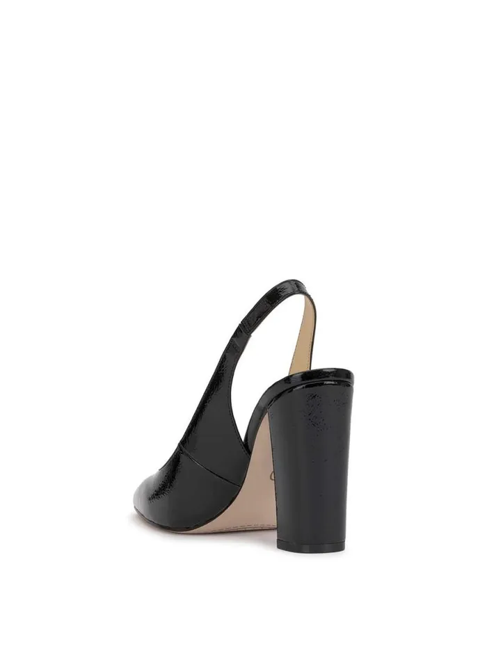 Women Noula Slingback Pointed Toe Pump In Black Patent Jessica Simpson Pumps