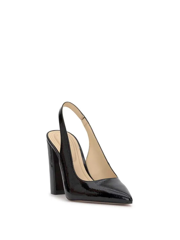 Women Noula Slingback Pointed Toe Pump In Black Patent Jessica Simpson Pumps