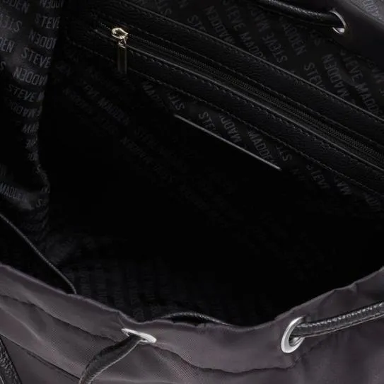 Women NYLON BACKPACK BLACK Black Steve Madden Belt Bags and Backpacks Women NYLON BACKPACK BLACK Black Steve Madden Belt Bags and Backpacks