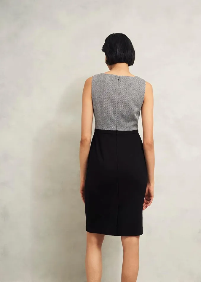 Women Nyra Dress Black Ivory Hobbs Dresses and Jumpsuits